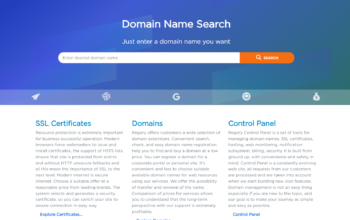 Regery Domain Name Registrar Review